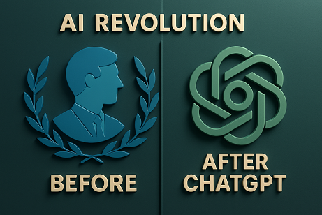 ChatGPT AI Revolution - Before and After