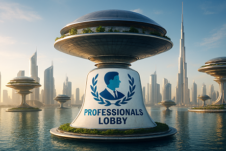 Floating city structures in Dubai 3025