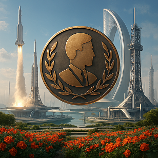 Dubai spaceport with multiple launch platforms