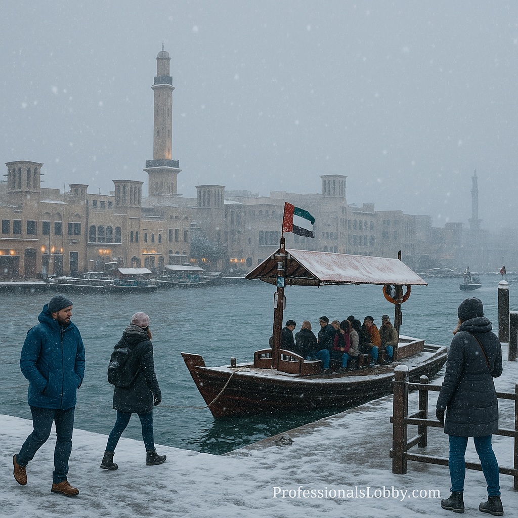 Frozen Deira Creek